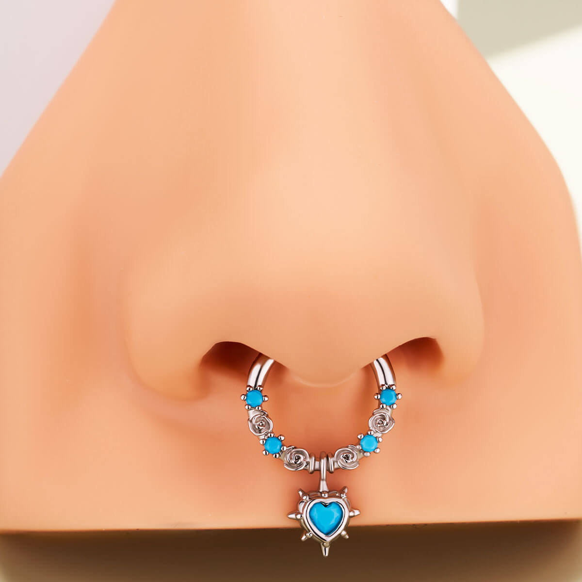 sun dangle septum piercing