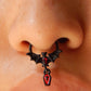 16G Bat Dangle Coffin Septum Hoop Ring