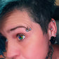 16G Drachenklange-Spirale S-Form Barbell Opal Helix Piercing Schmuck