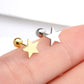 oufer star helix earring