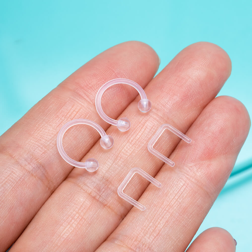 acrylic septum clear retainer