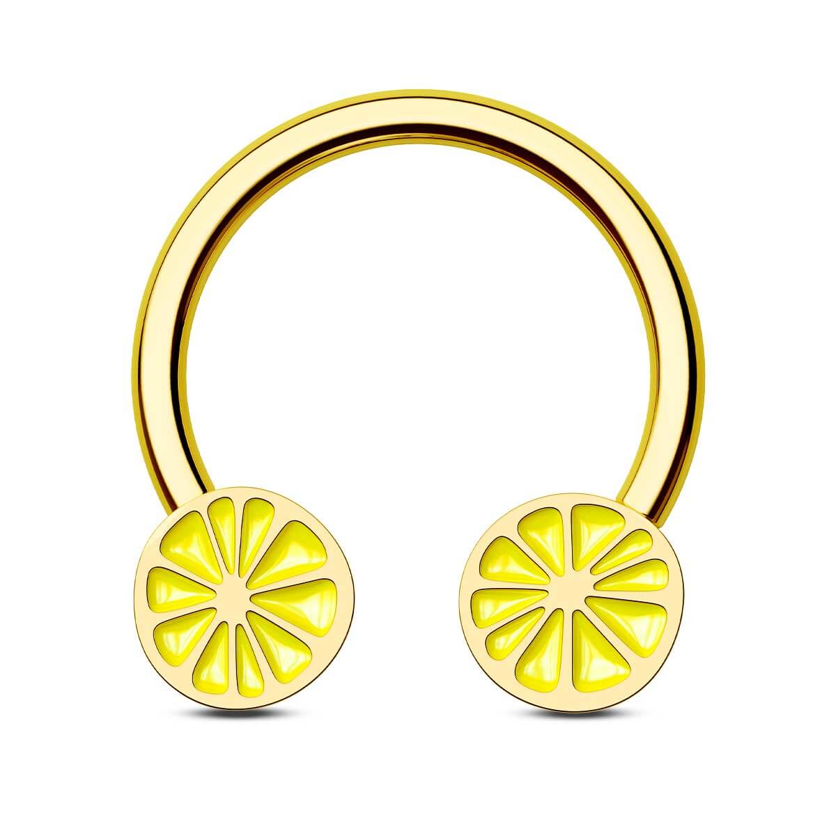 Lemon Horseshoe Septum Ring