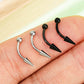 curved spike eyebrow piercing ring