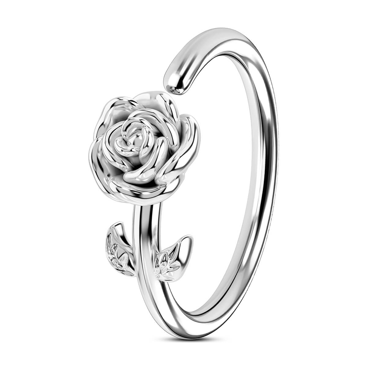 oufer rose nose ring