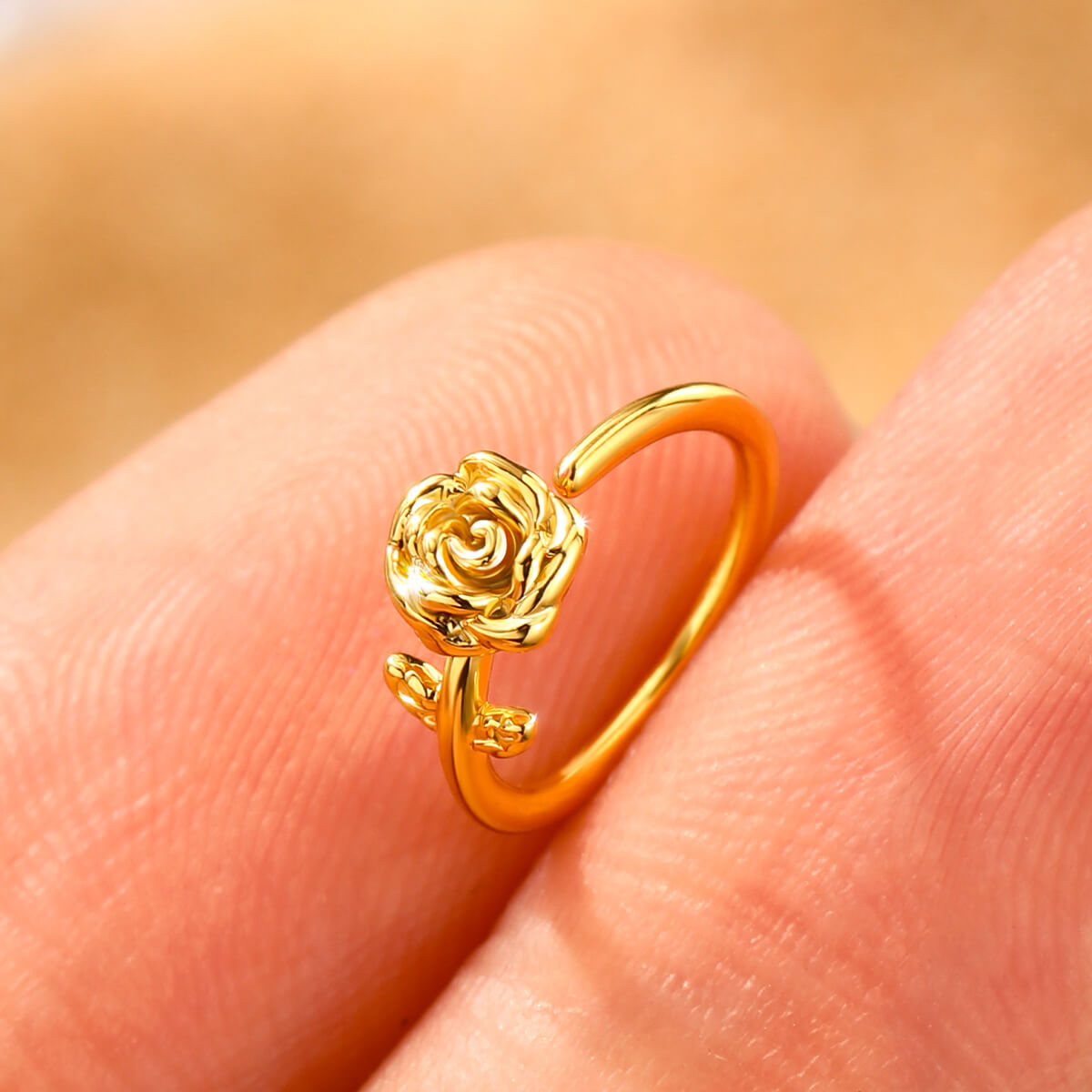 rose nose ring