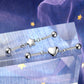 heart industrial piercing barbell