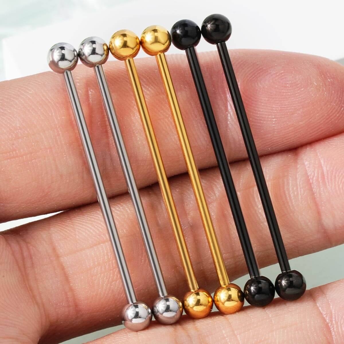 oufer industrial piercing bars