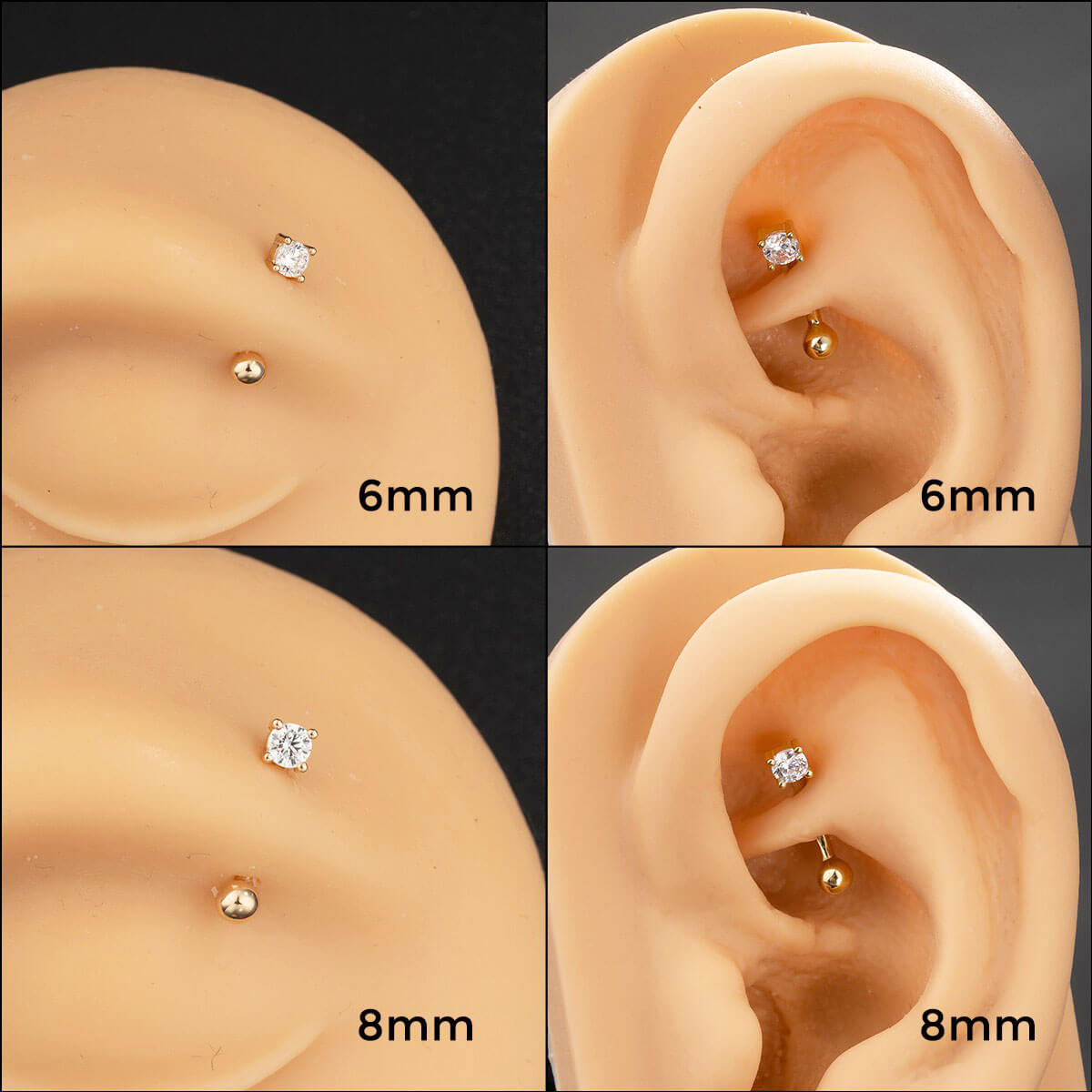 gold rook piercing 