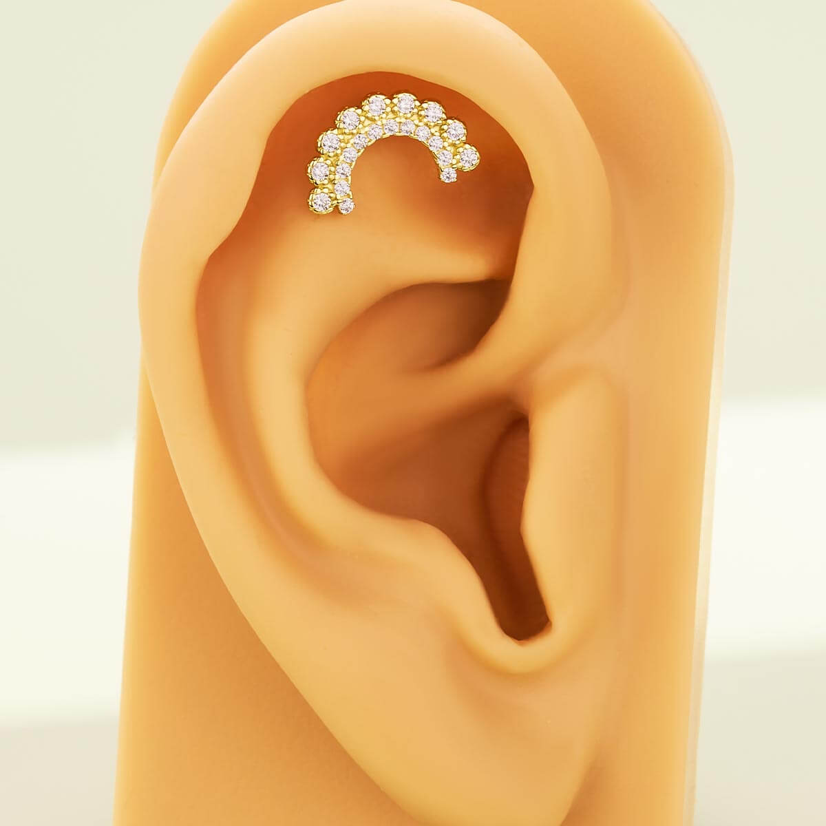 curved cartilage earring