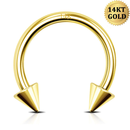 spike horseshoe septum ring