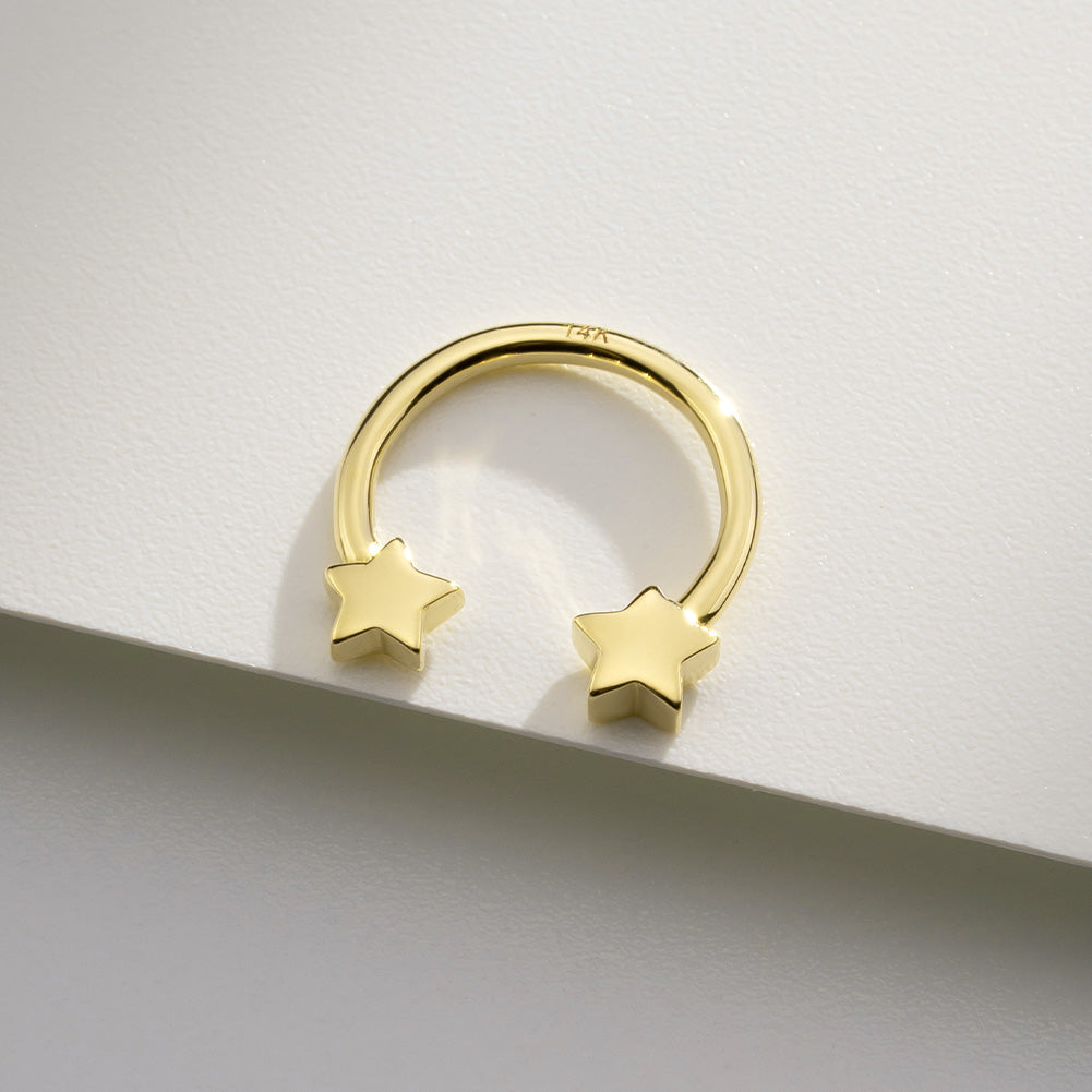 oufer horseshoe septum ring