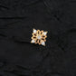 14K Gold 16G Flower Dermal Top Internally Threaded Dermal Jewelry