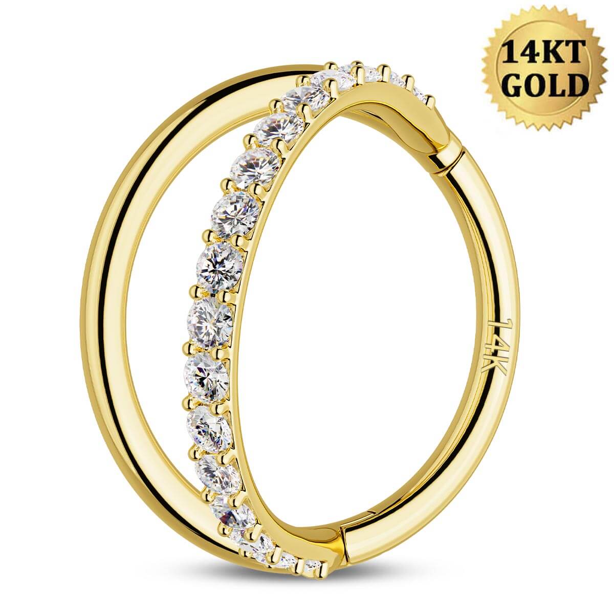 14k gold nose ring