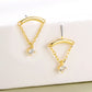 dangle cartilage chain earring