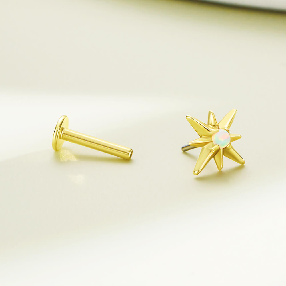 push pin nose stud earrings