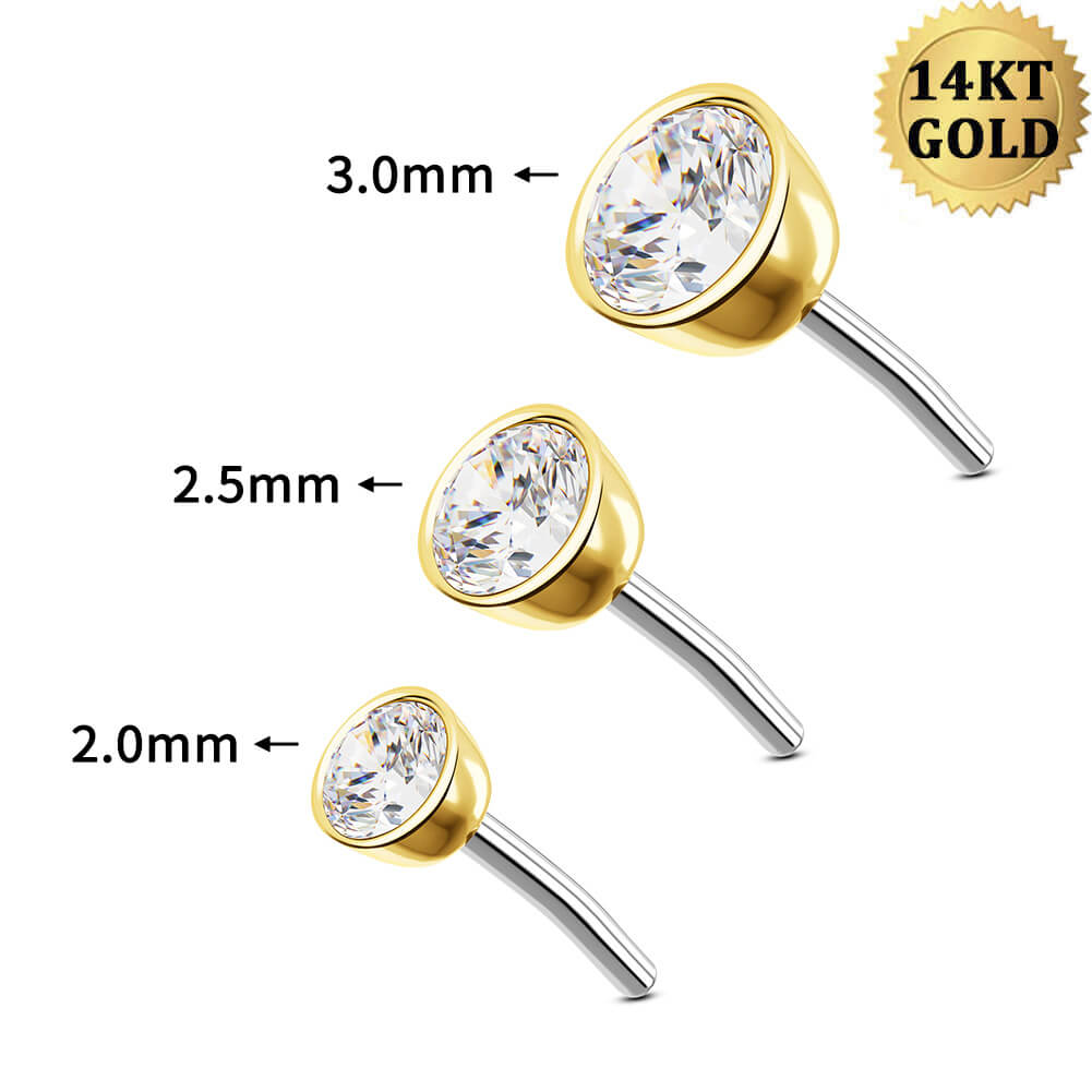 14k nose stud earrings