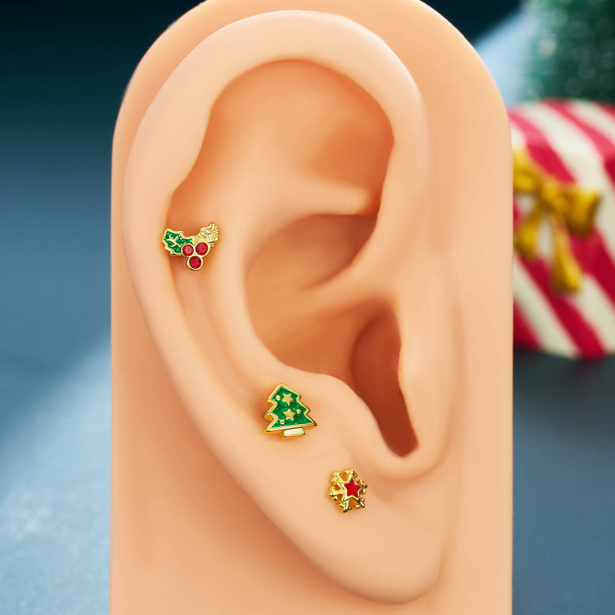 christmas cartilage piercing