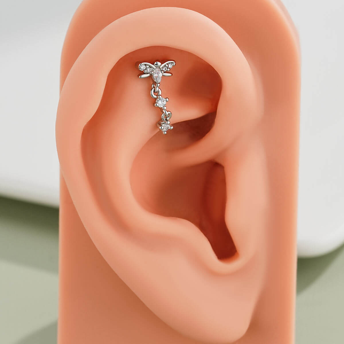 dragonfly cartilage piercing