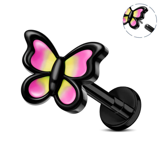 oufer butterfly cartilage earring