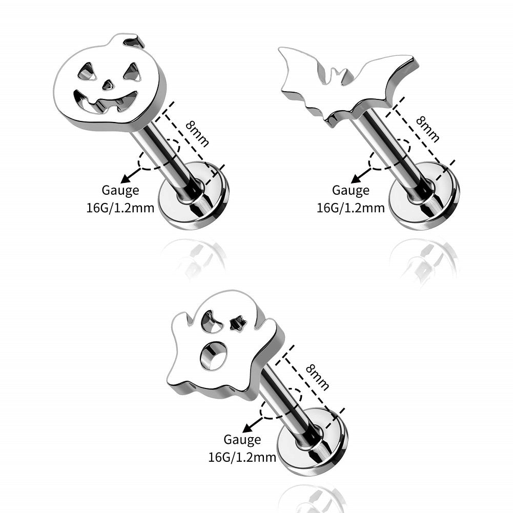 16g halloween lip rings