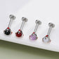 oufer natural stone labret cartilage stud