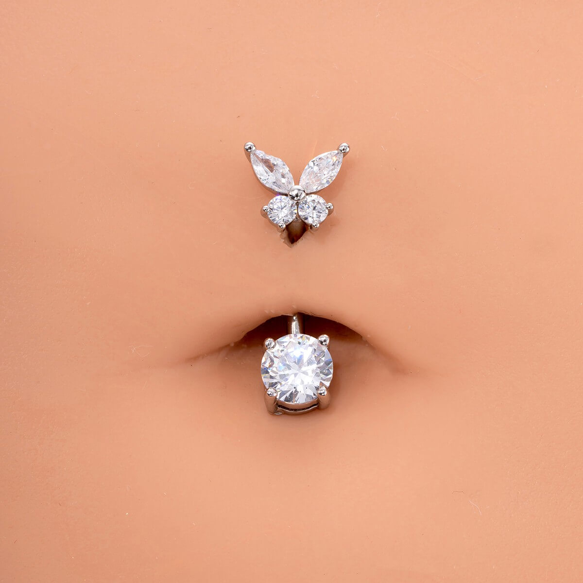 cute belly piercing