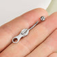 14G Zipper Style Belly Button Ring