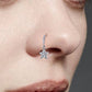 star dangle nose piercing