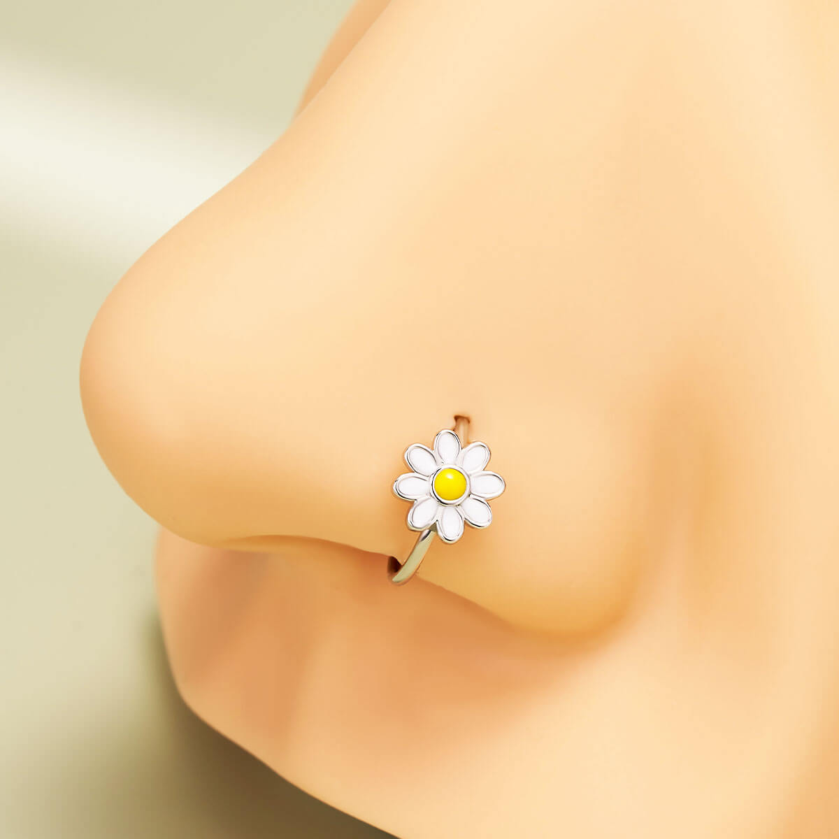 daisy nose piercing