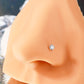 cz stone spike nose stud