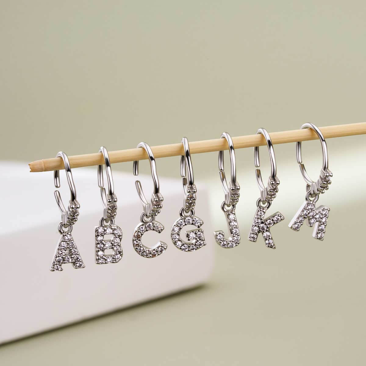 oufer letter nose rings