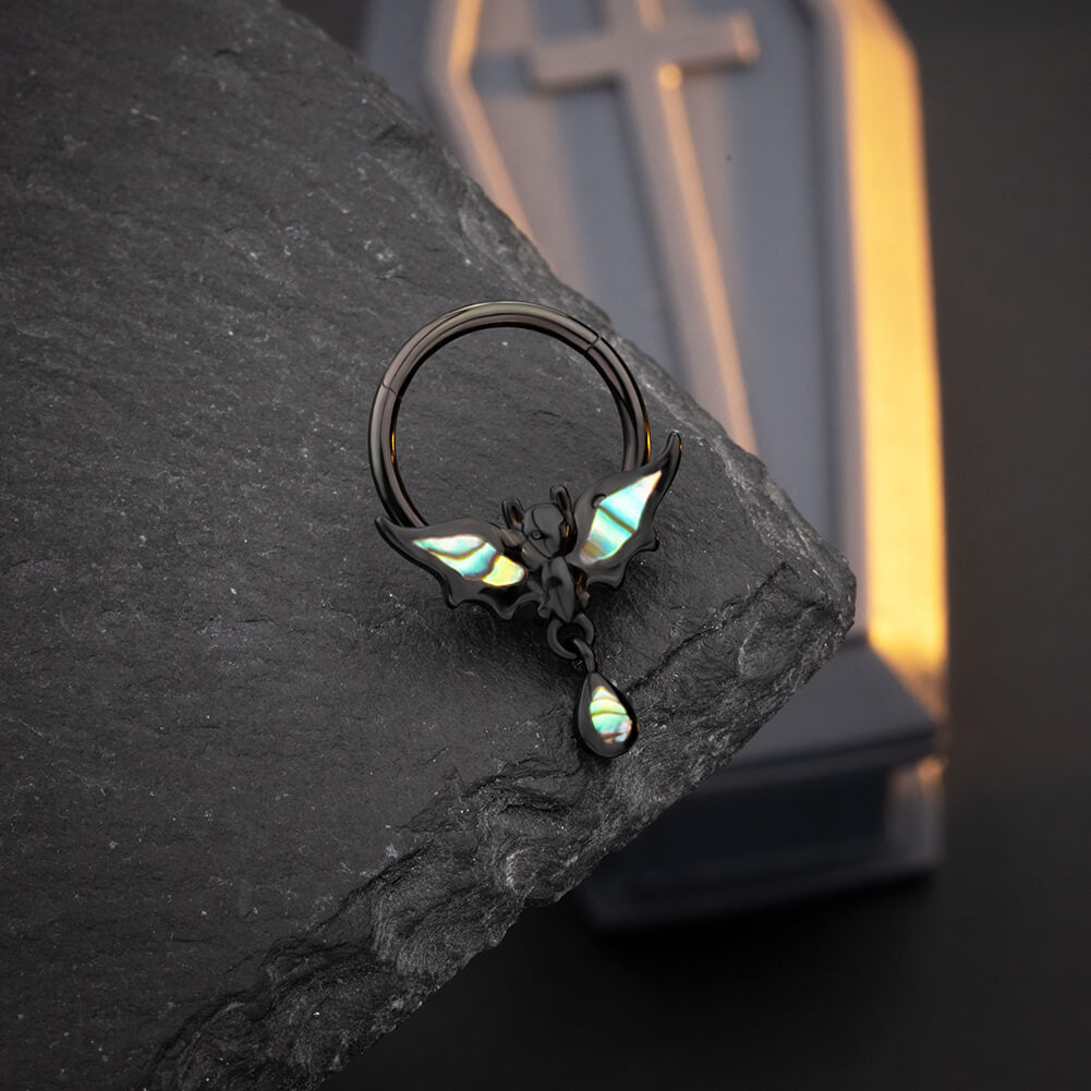 oufer abalone septum ring