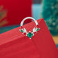 oufer christmas septum ring