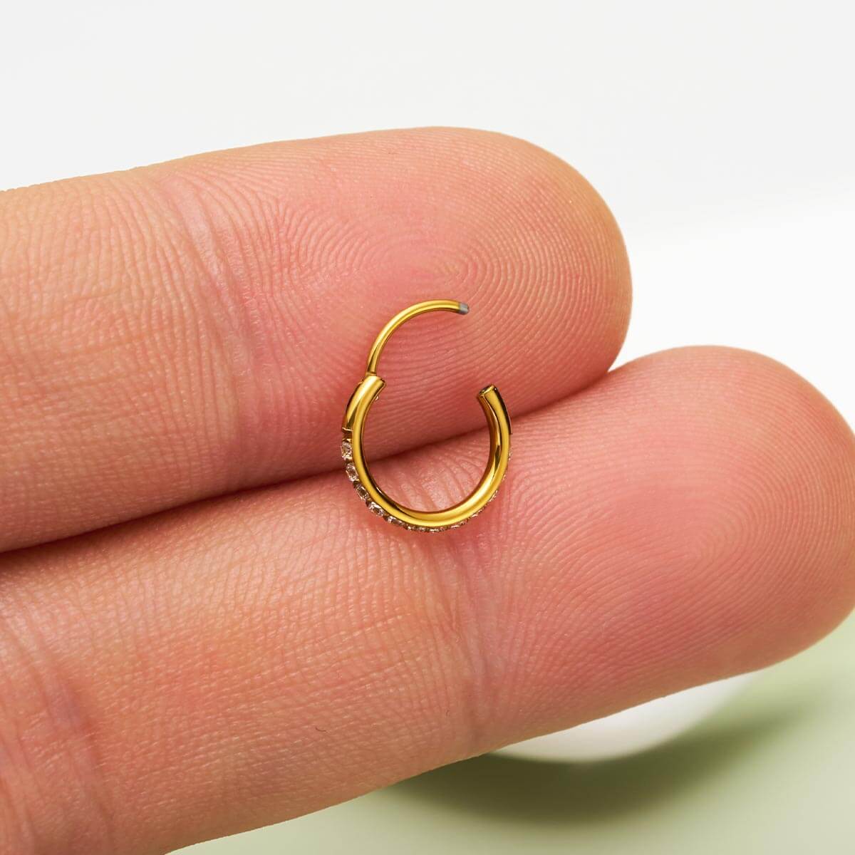 hinged 22 gauge nose ring