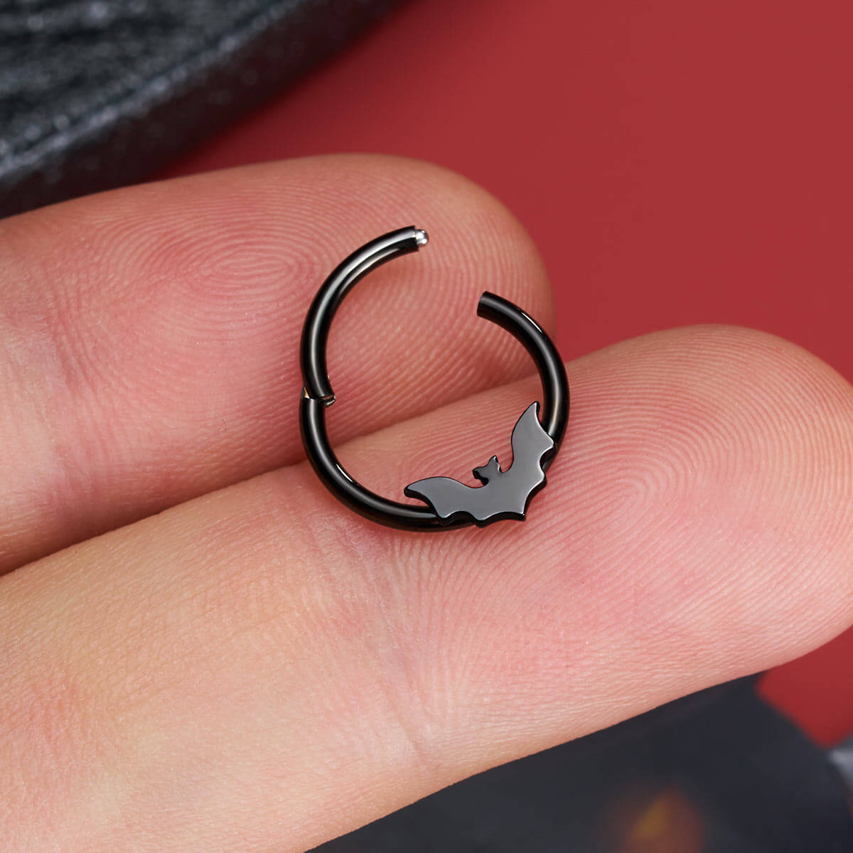 hinged bat septum ring