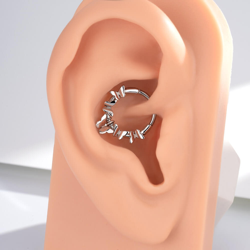 butterfly daith earring