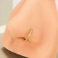 20G Entwine CZ Hinged Segment Nose Ring Cartilage Earring