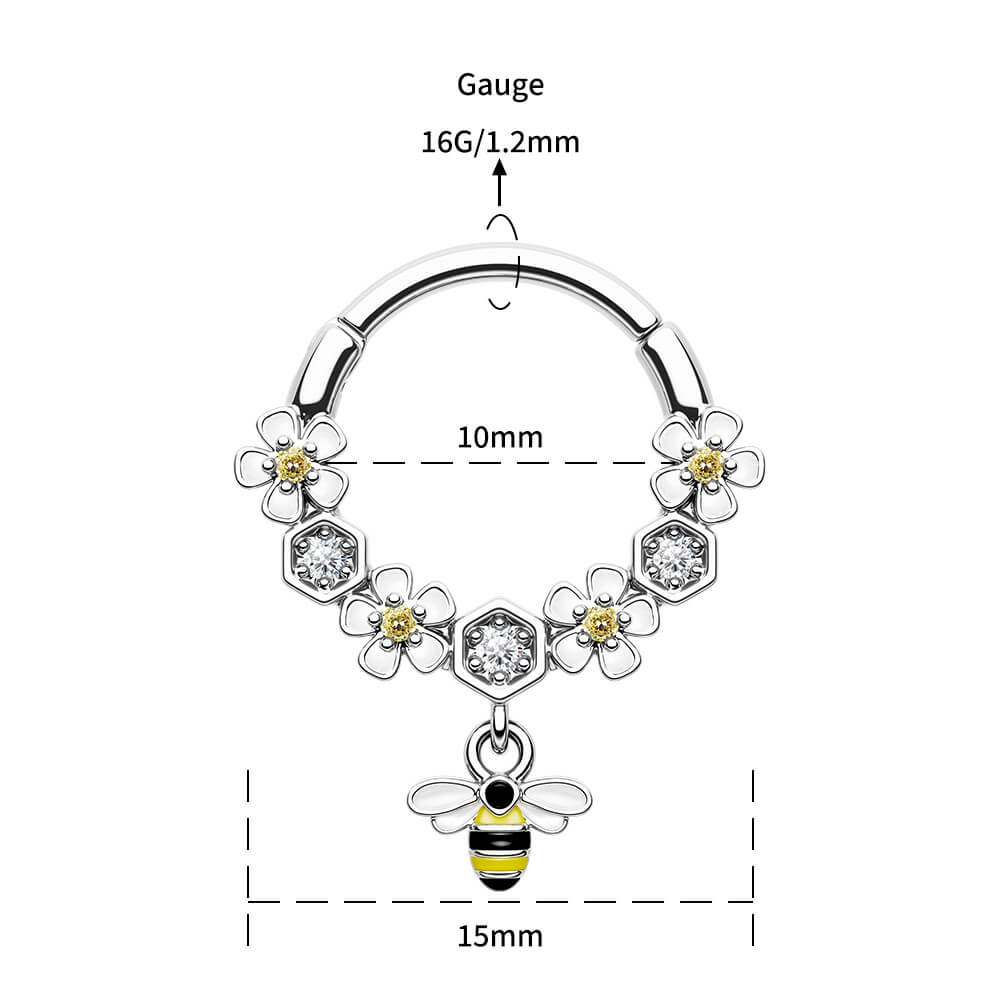 10mm bee septum ring