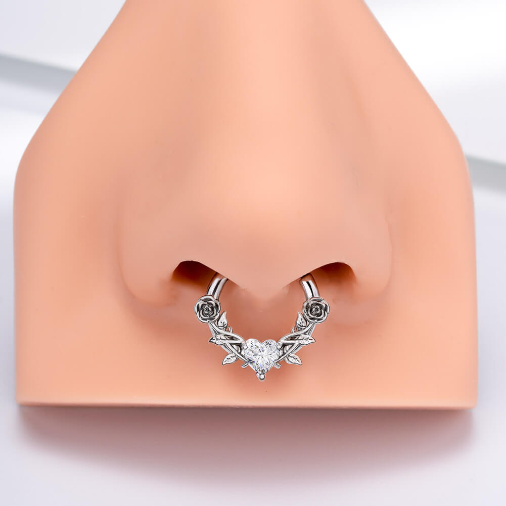 heart septum piercing