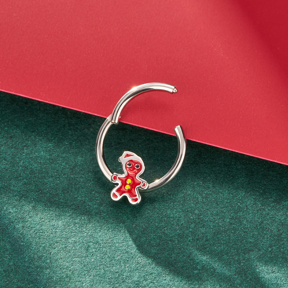 hinged christmas septum ring