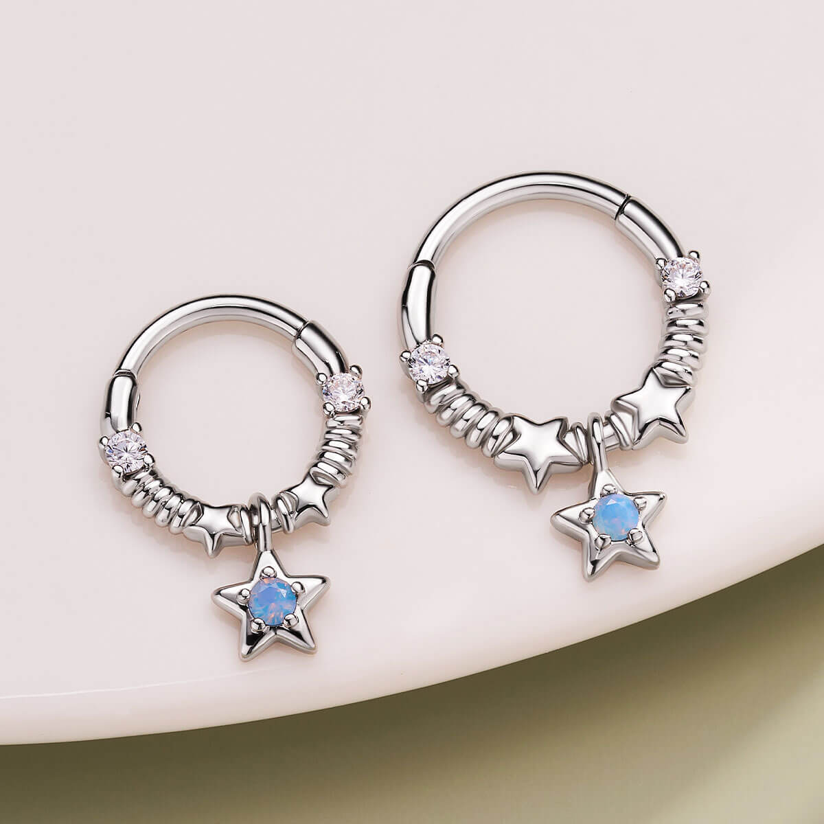 oufer star septum ring