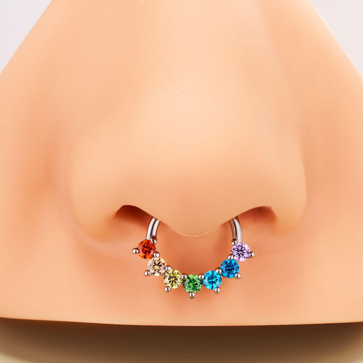 crystal septum piercing