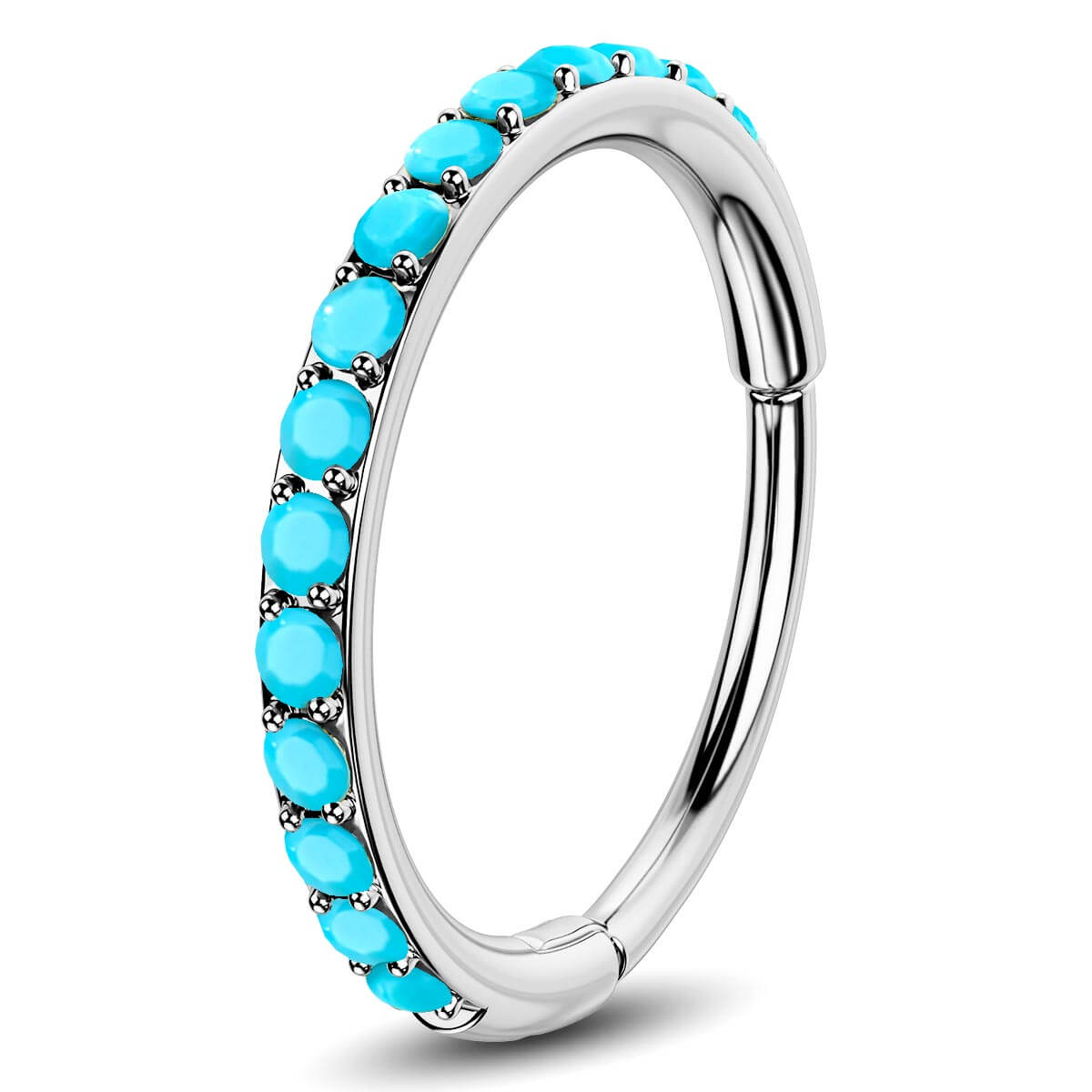 20g turquoise nose ring