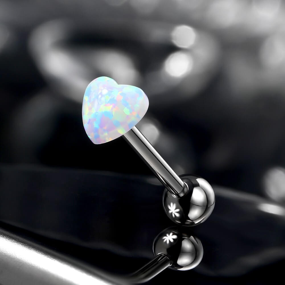 oufer opal tongue ring