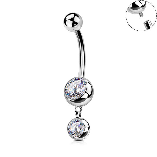 titanium belly button rings