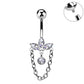 dangle belly rings