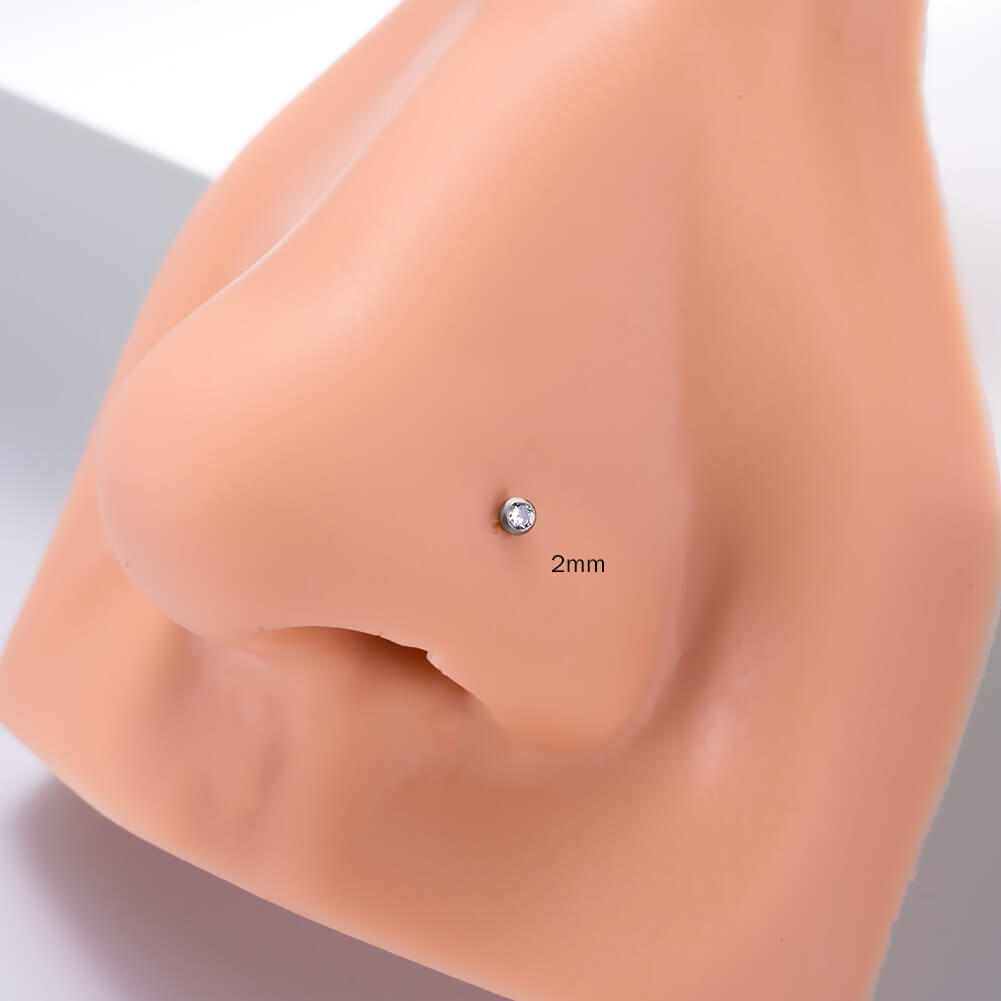 2 mm nose stud