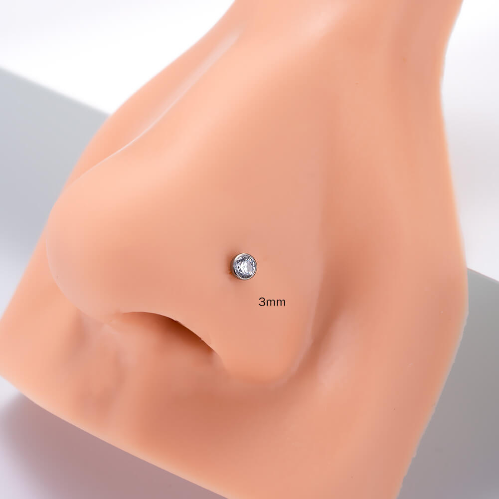 3 mm nose stud