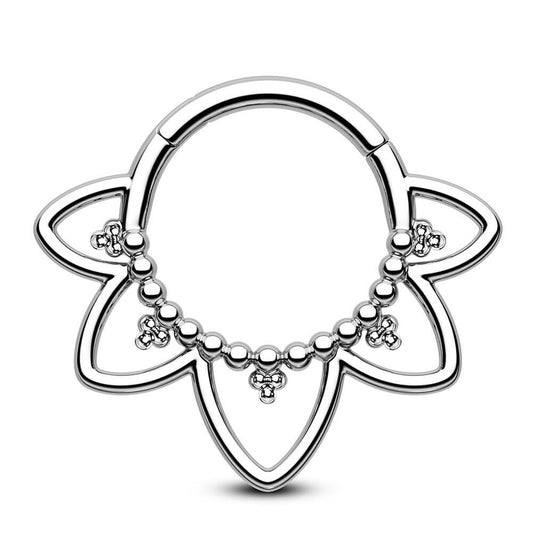 oufer titanium lotus flower septum ring