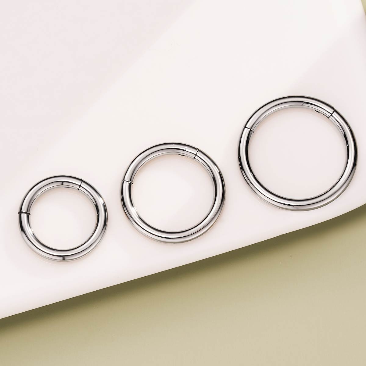 titanium 14g septum ring 